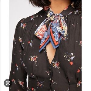 Free People Georgia Peach Blouse